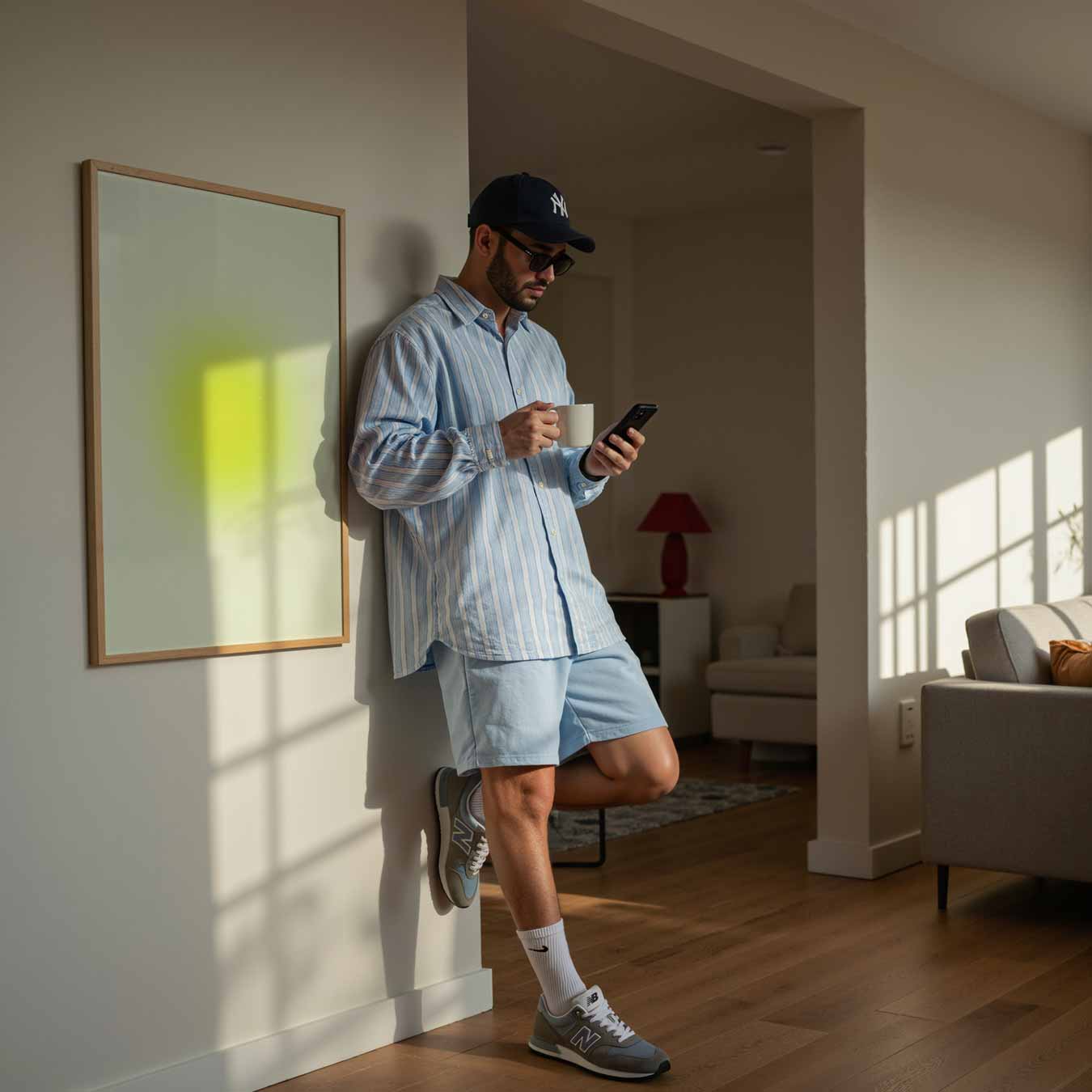 Zonnige Dromerij Poster-WallArtistic