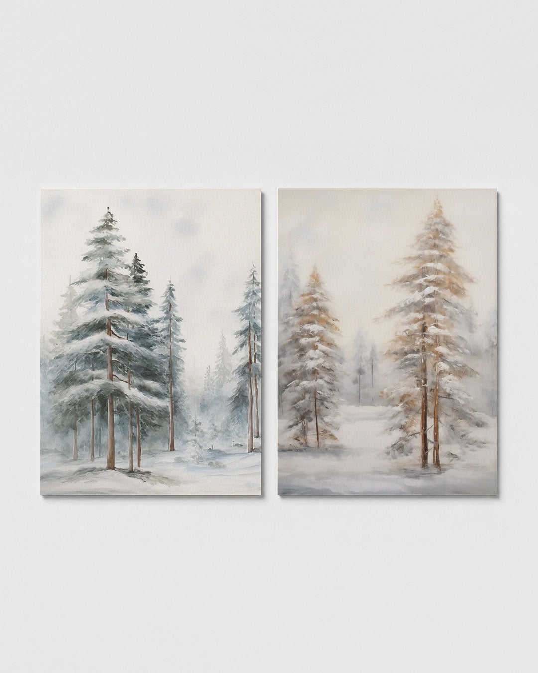 Winterse bosrust Posterset