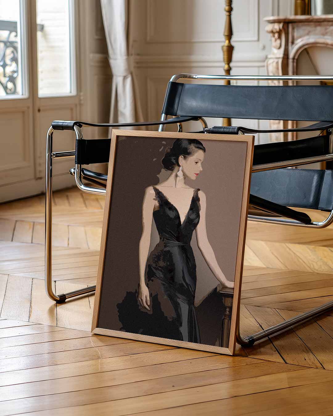 Elegante Avondjurk Poster