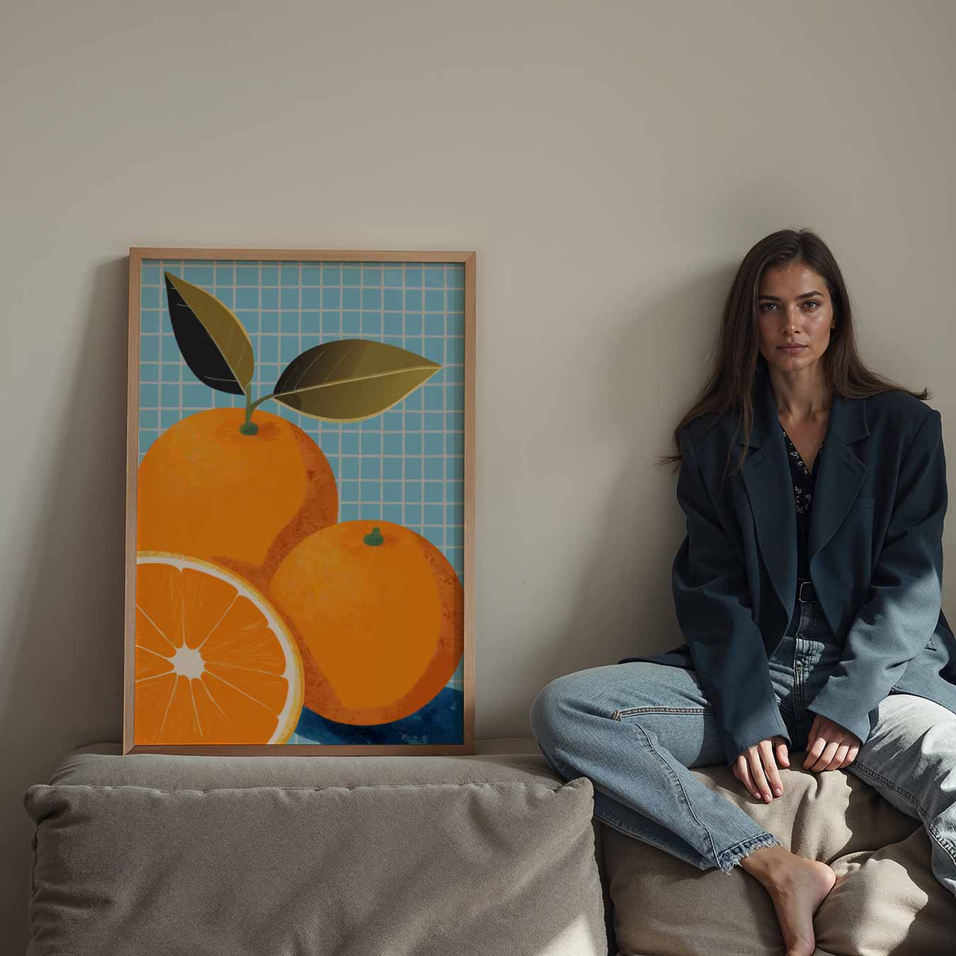 Vrolijke Citrus Poster-WallArtistic