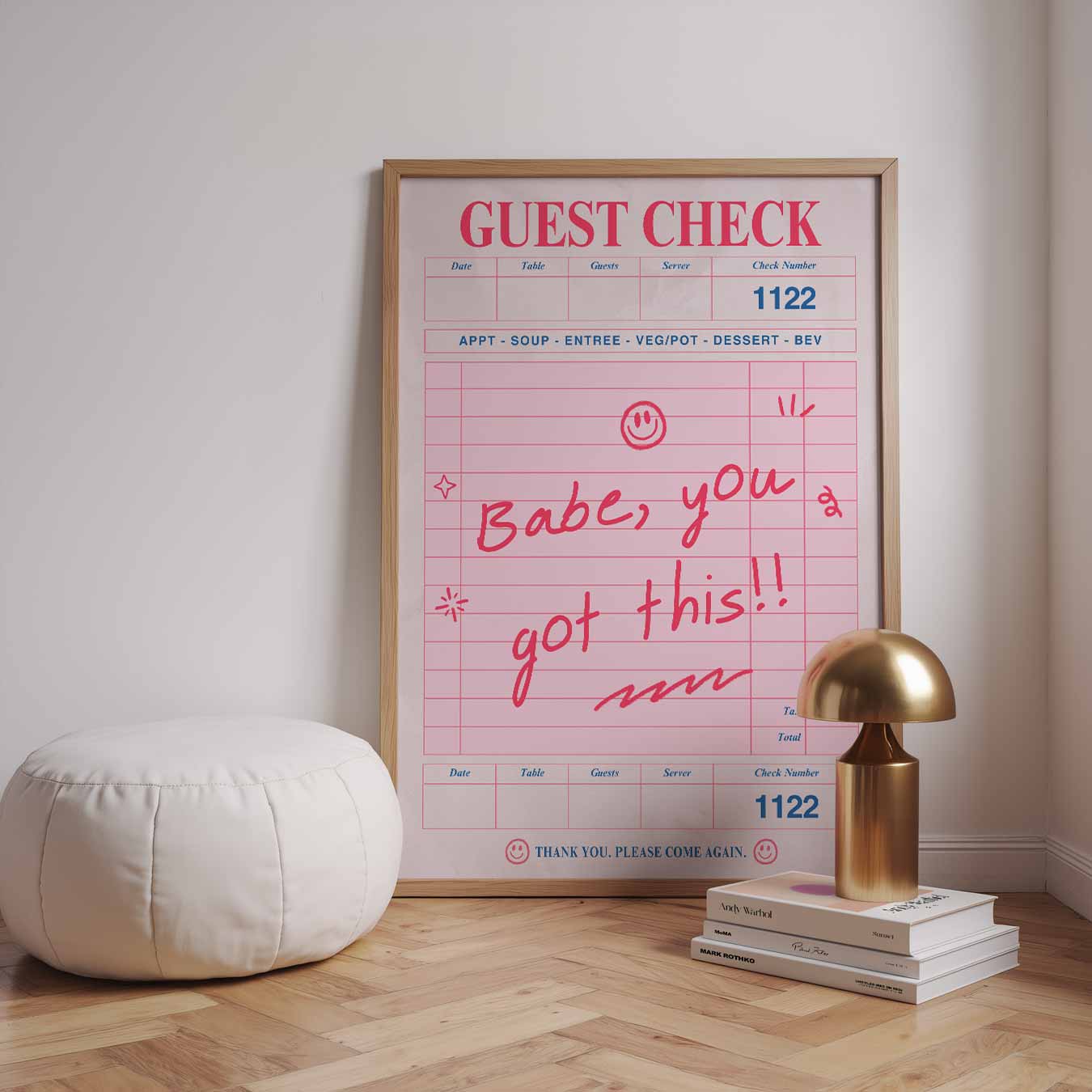 Inspirerende Retro Poster