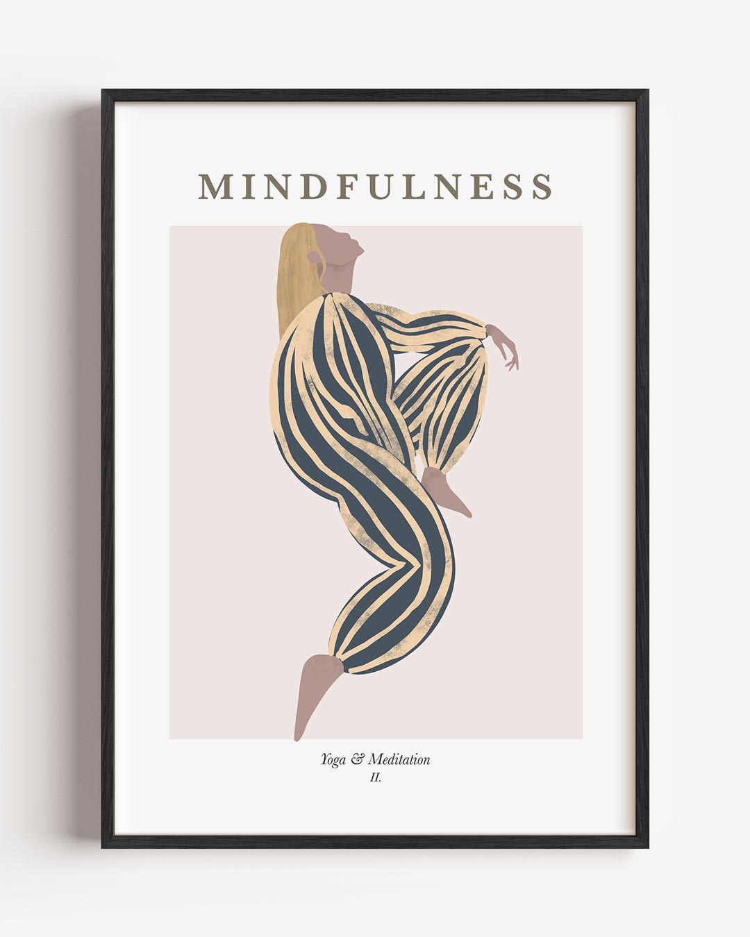 Mindfulness Yoga Poster-WallArtistic