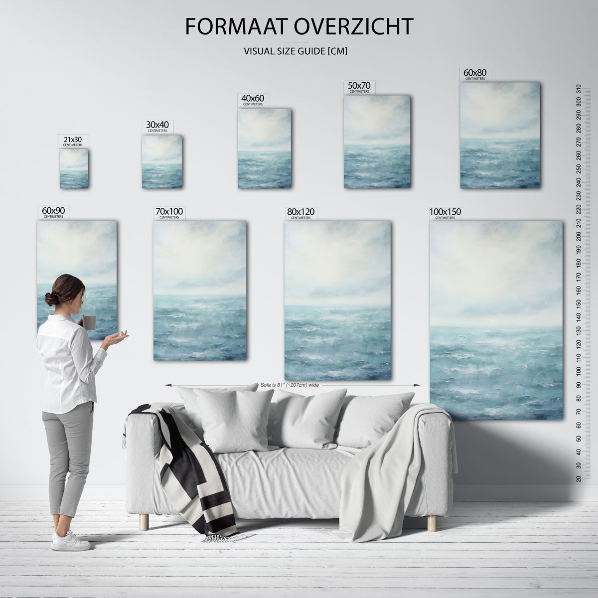 Rustige zee Poster