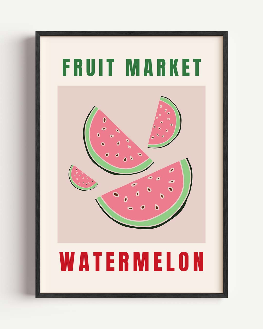 Verfrissende Watermeloen Poster-WallArtistic