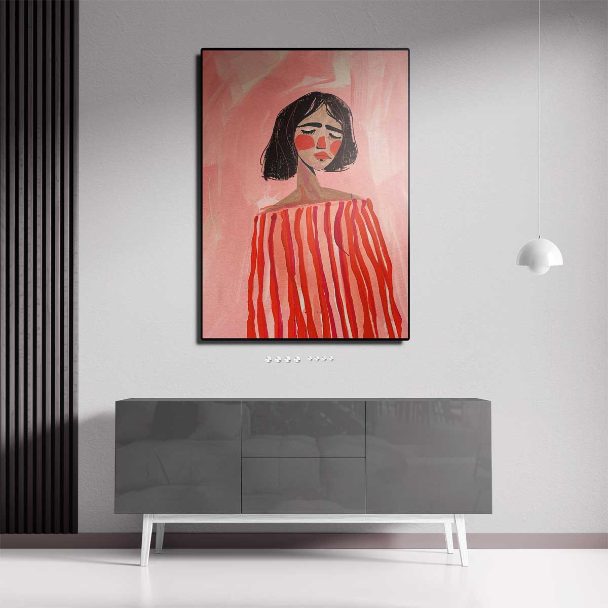 Dromerige Verstilling Kunstwerk-canvas-dibond-plexiglas-wanddecoratie-WallArtistic