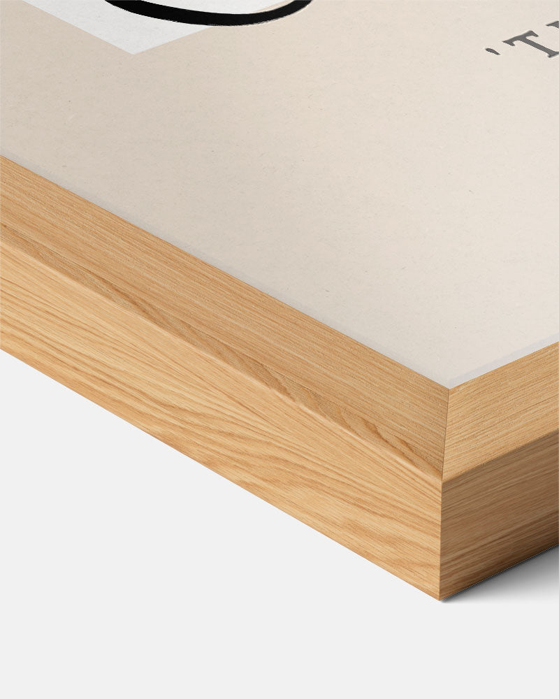 Minimalistische Vijgenboom Illustratie Poster-WallArtistic