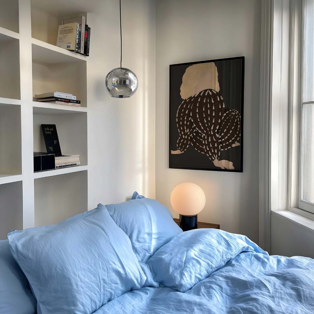 Stijlvolle Abstracte Vrouwelijke Vorm Poster-WallArtistic