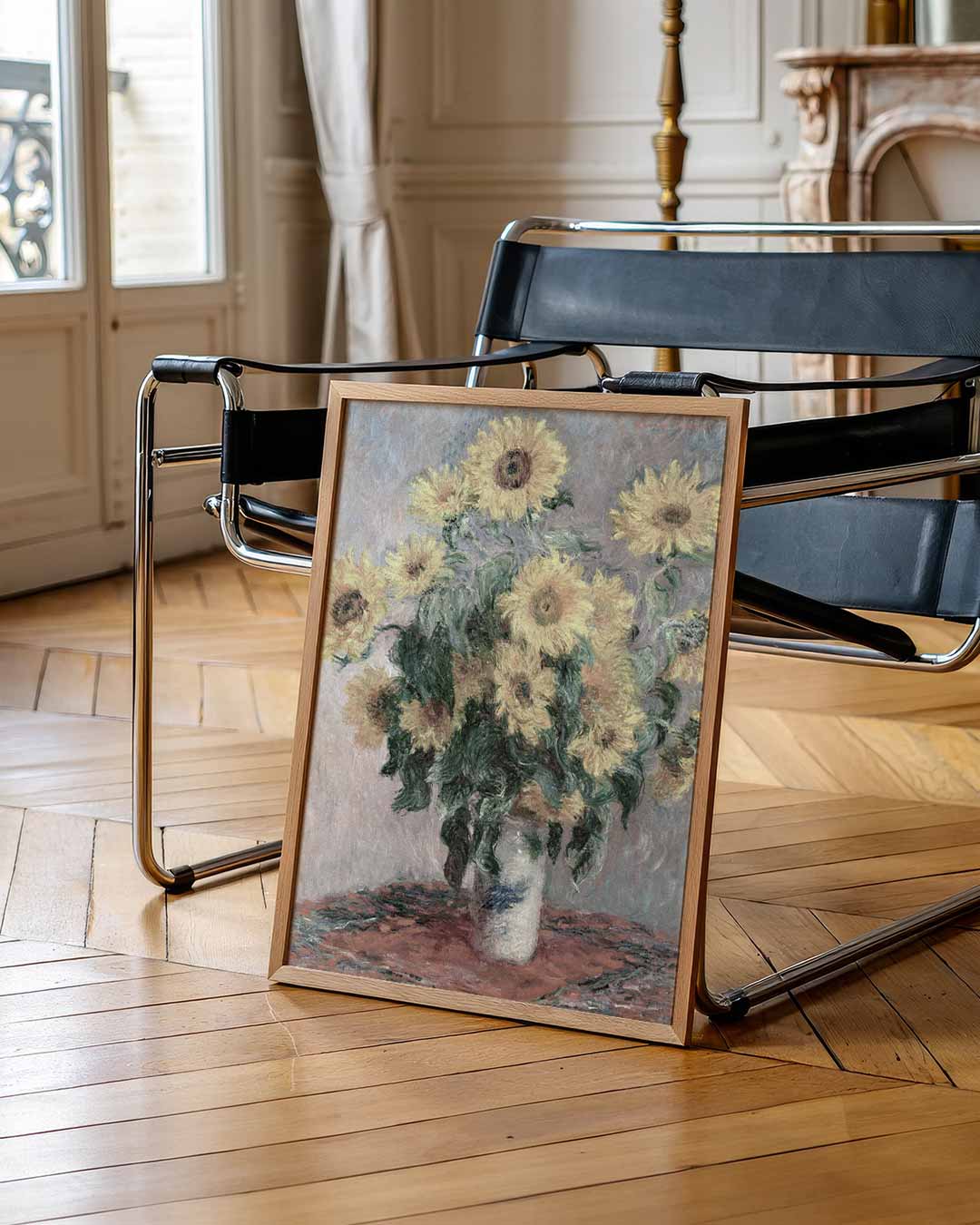 Zonnebloemen Vaas Poster-WallArtistic