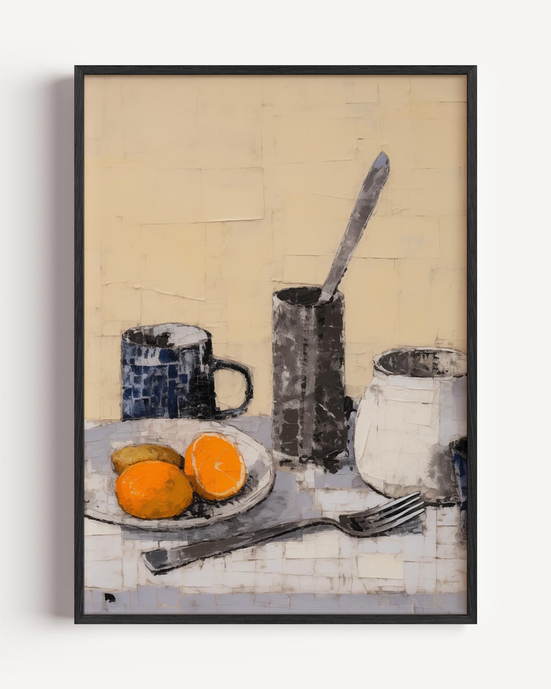 Stijlvolle Keukenstilleven Poster-WallArtistic