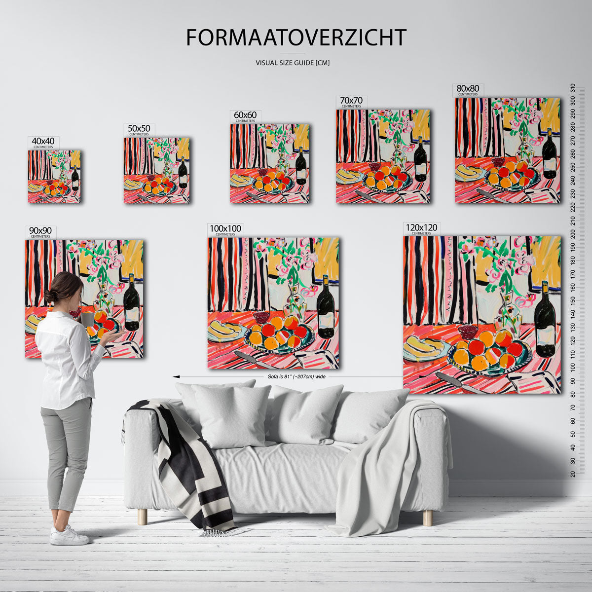 Fruit en bloemen Poster