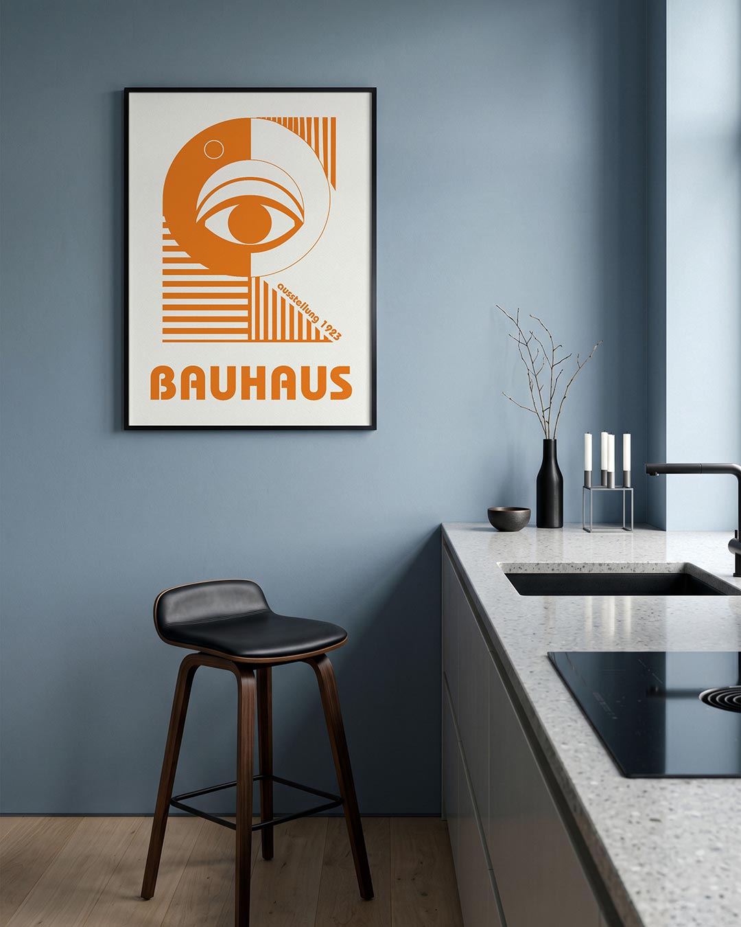 Oog en lijnen Poster