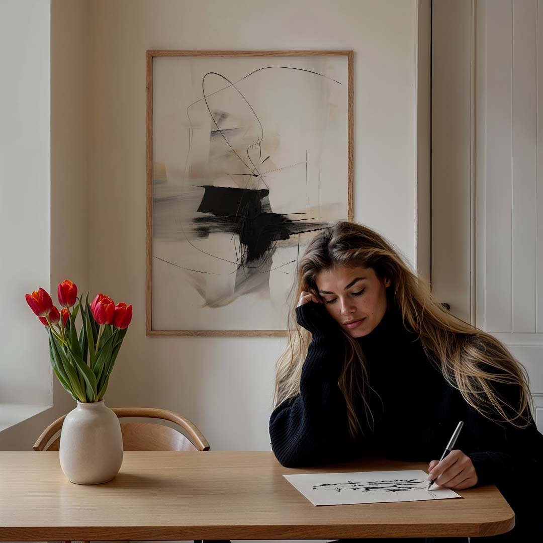 Moderne Abstracte Kunstposter-WallArtistic