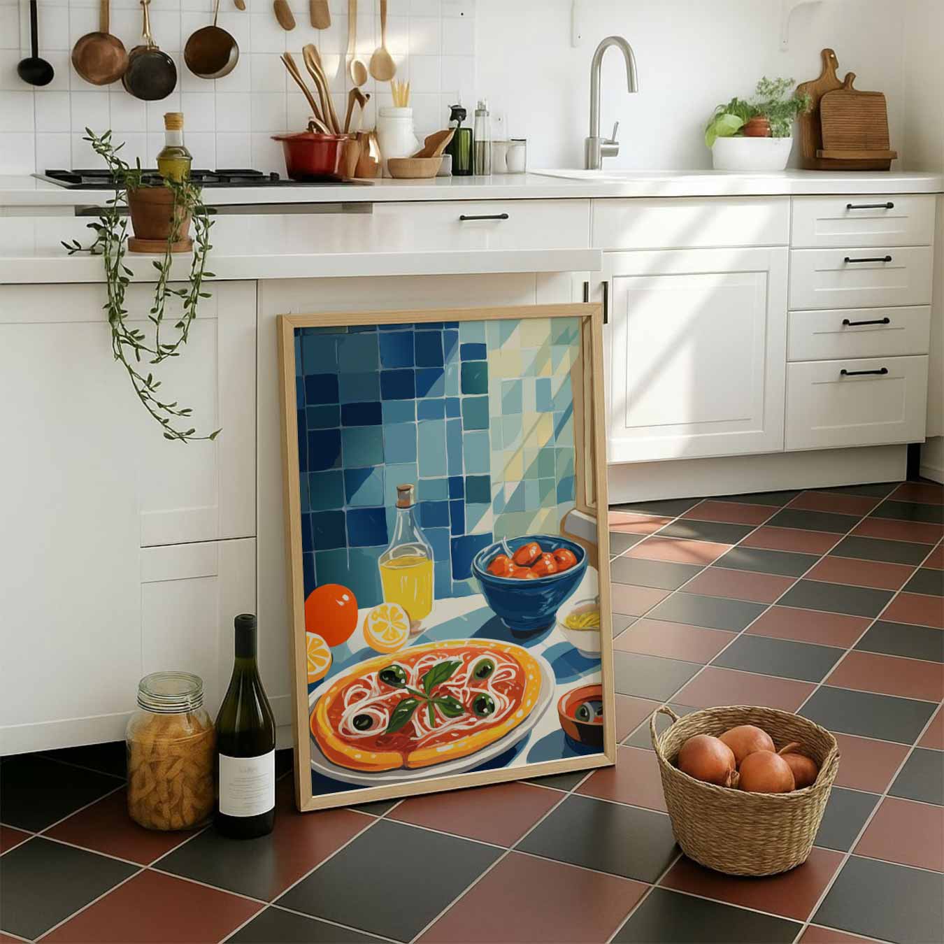 Mediterrane Keuken Poster
