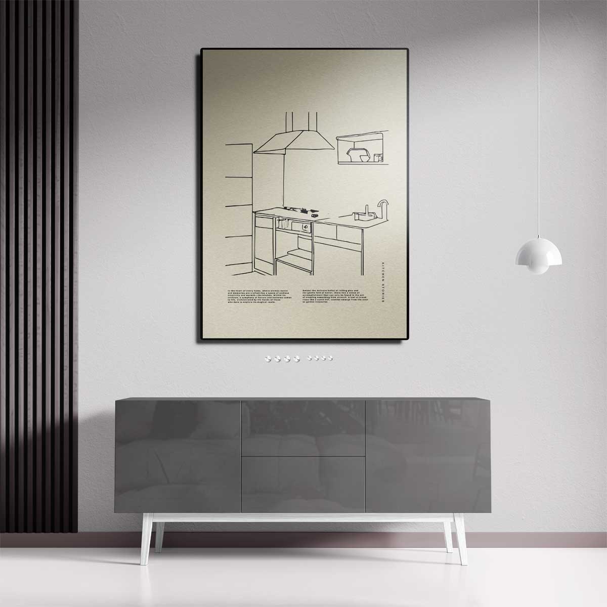 Keukenverhalen Illustratie Kunstwerk-canvas-dibond-plexiglas-wanddecoratie-WallArtistic
