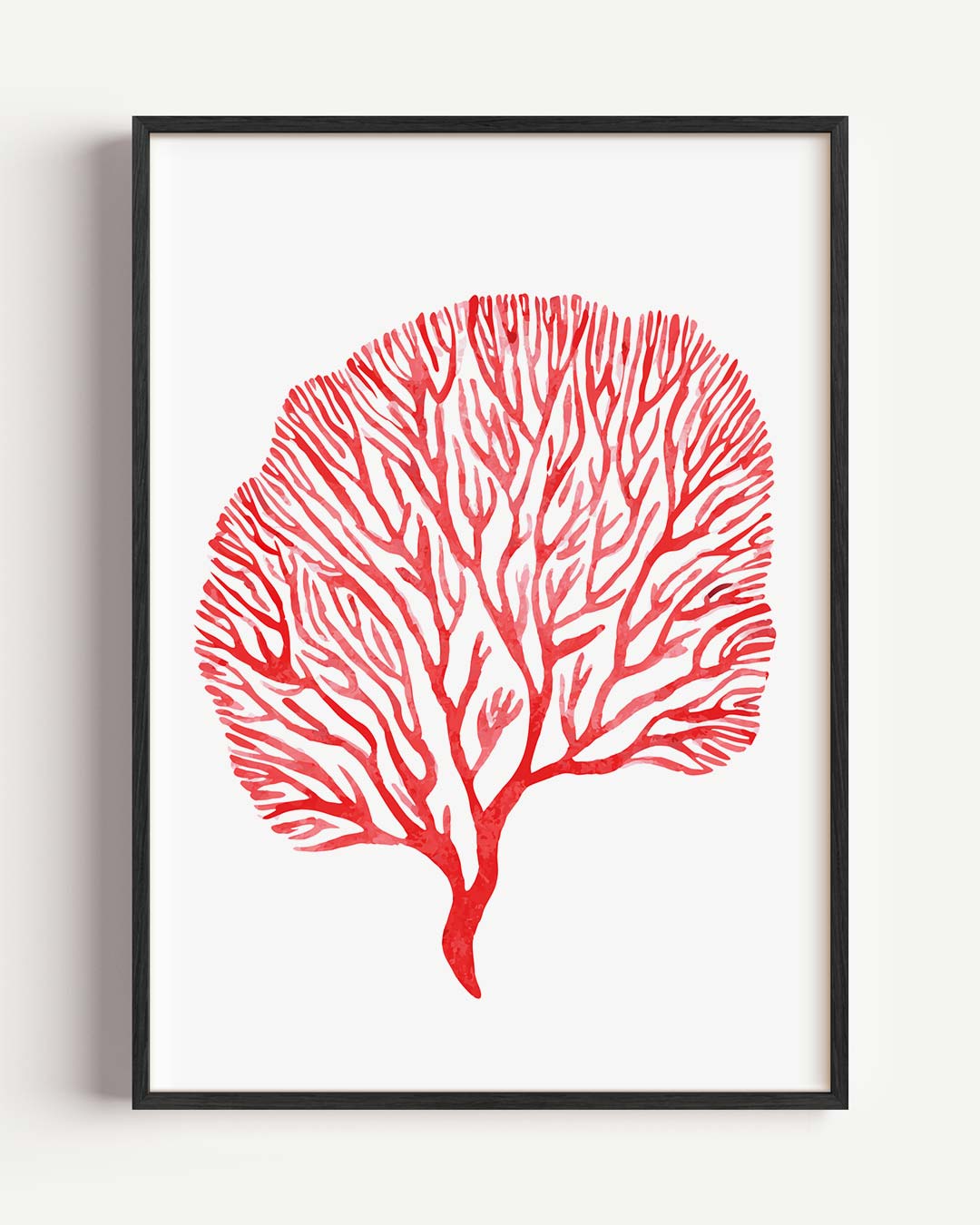Rode Koraal Inspiratie Poster-WallArtistic