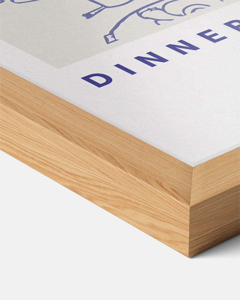 Stijlvolle Dinner Party Poster-WallArtistic