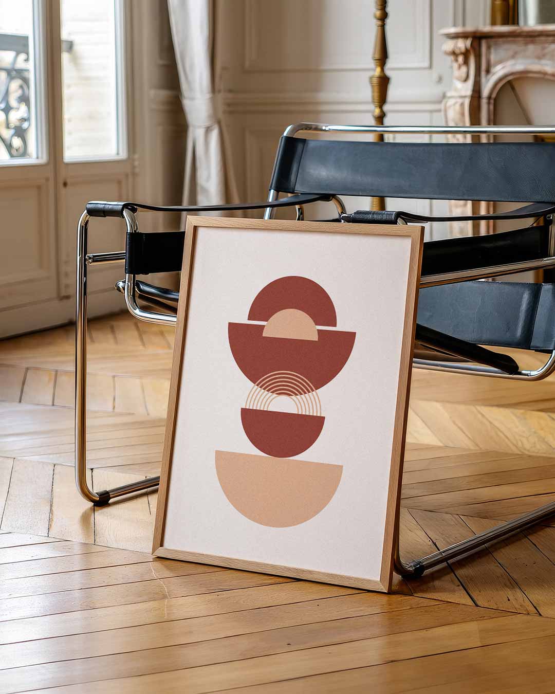 Retro Geometrische Kunstposter-WallArtistic