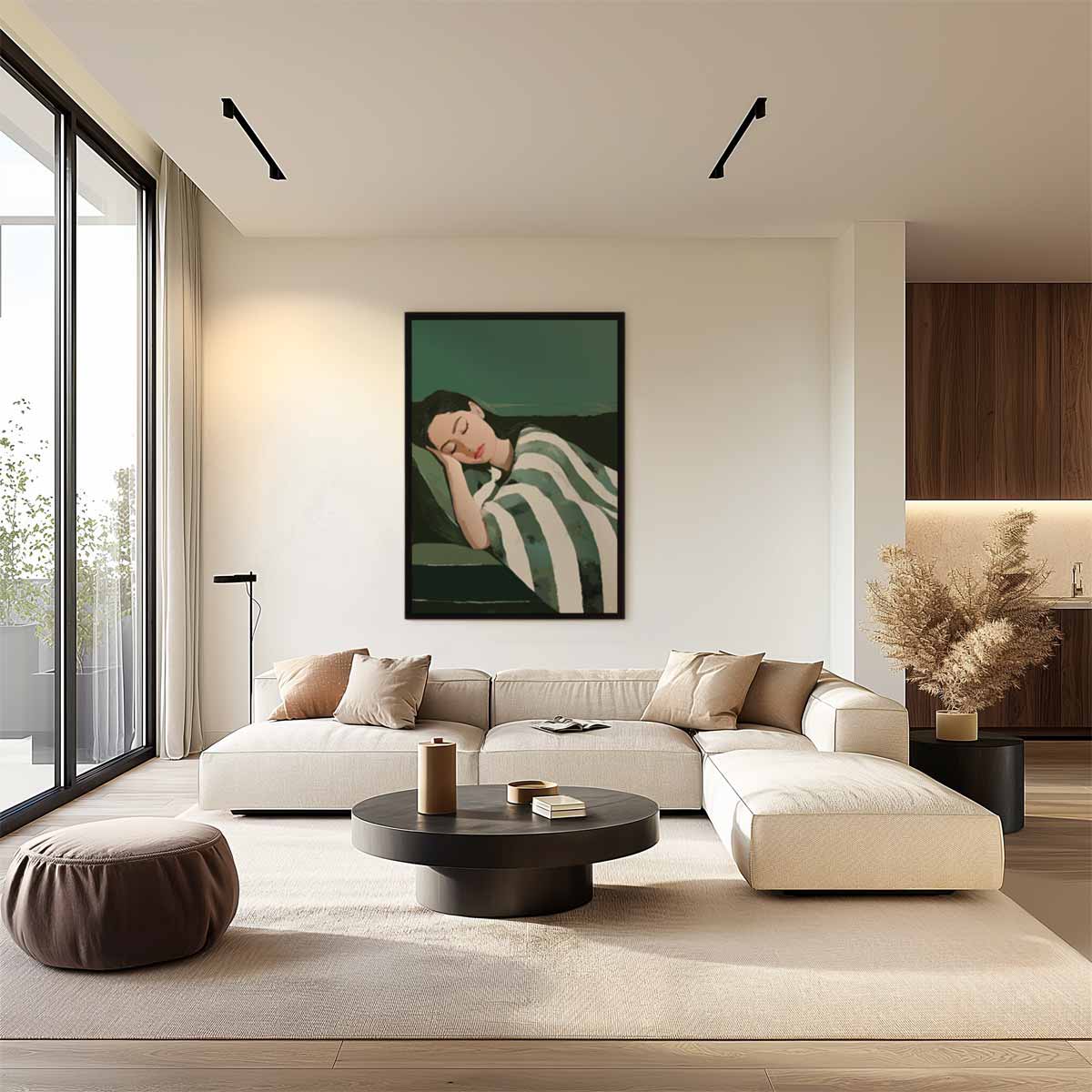 Rust in Slapende Schoonheid Kunstwerk-canvas-dibond-plexiglas-wanddecoratie-WallArtistic