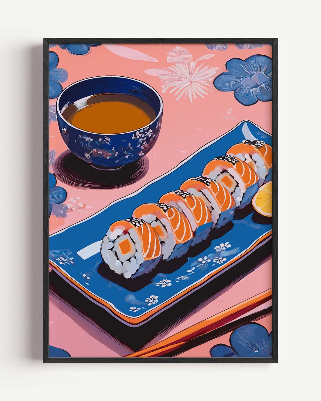 Sushi en Thee Tijd Poster-WallArtistic