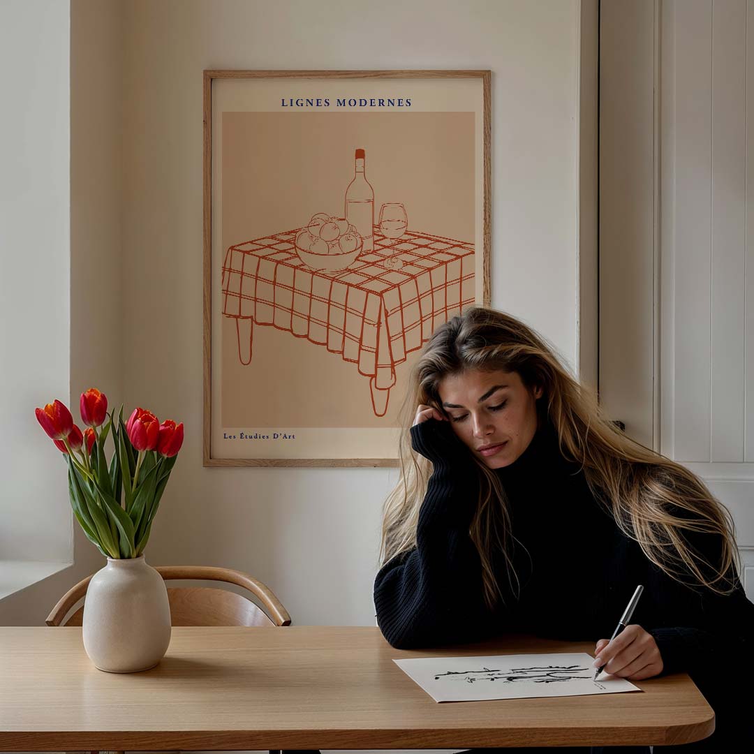 Moderne Kunst Stilleven Poster-WallArtistic