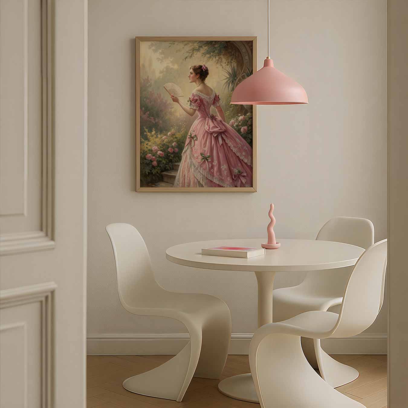 Elegante Victoriaanse Dame Poster