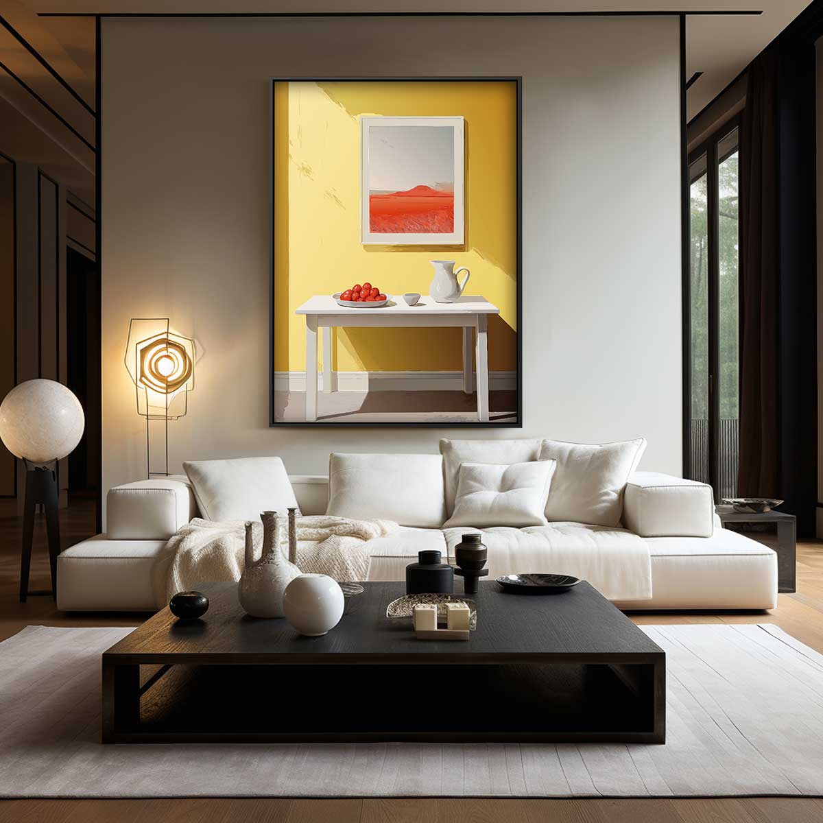 Zonovergoten Stil Leven Kunstwerk-canvas-dibond-plexiglas-wanddecoratie-WallArtistic