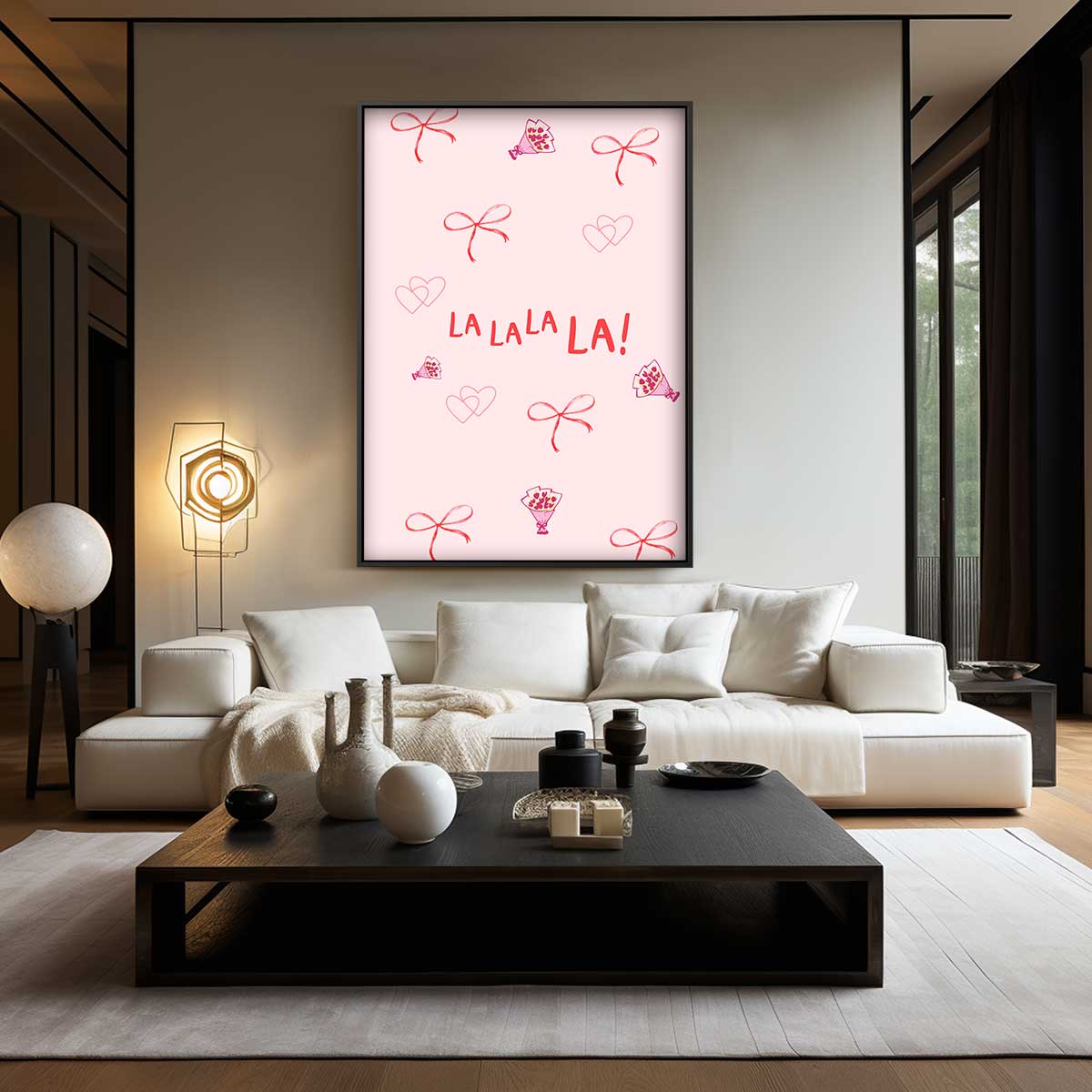 Romantische Blos Boodschap Kunstwerk-canvas-dibond-plexiglas-wanddecoratie-WallArtistic
