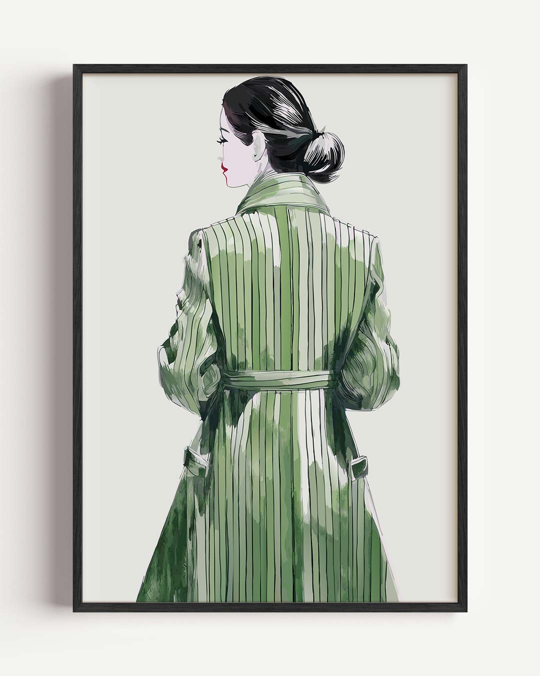 Stijlvolle Mode Illustratie Poster