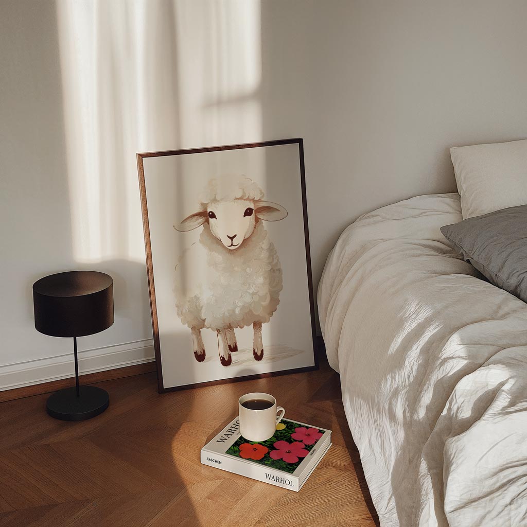 Schattige Schapen Poster