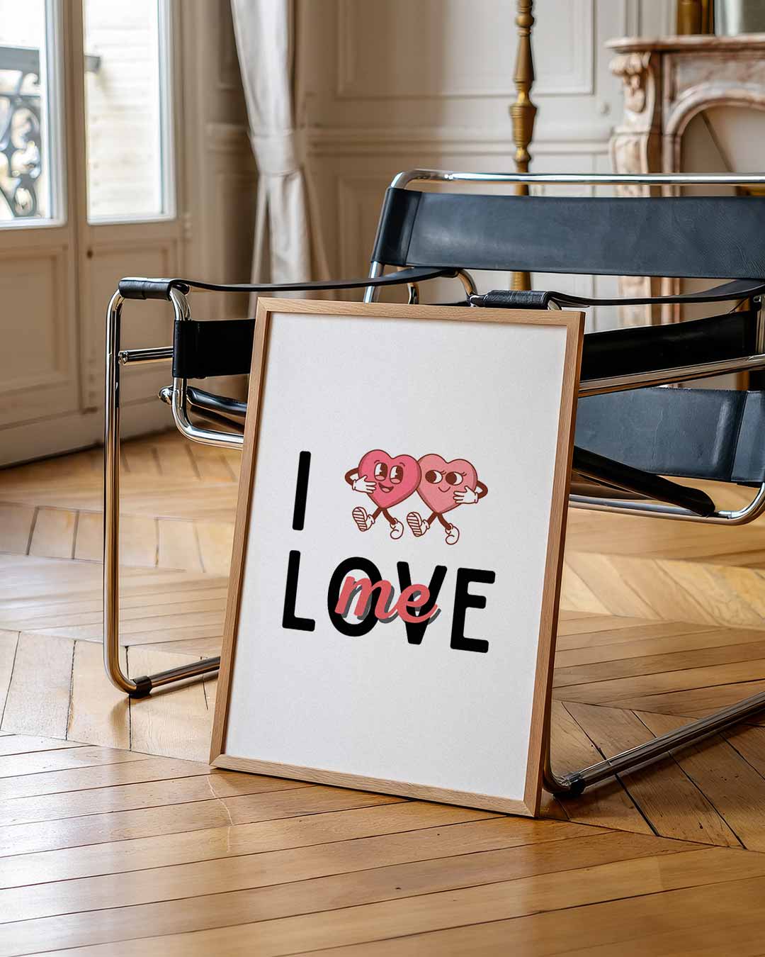 Zelfliefde Knuffel Poster-WallArtistic