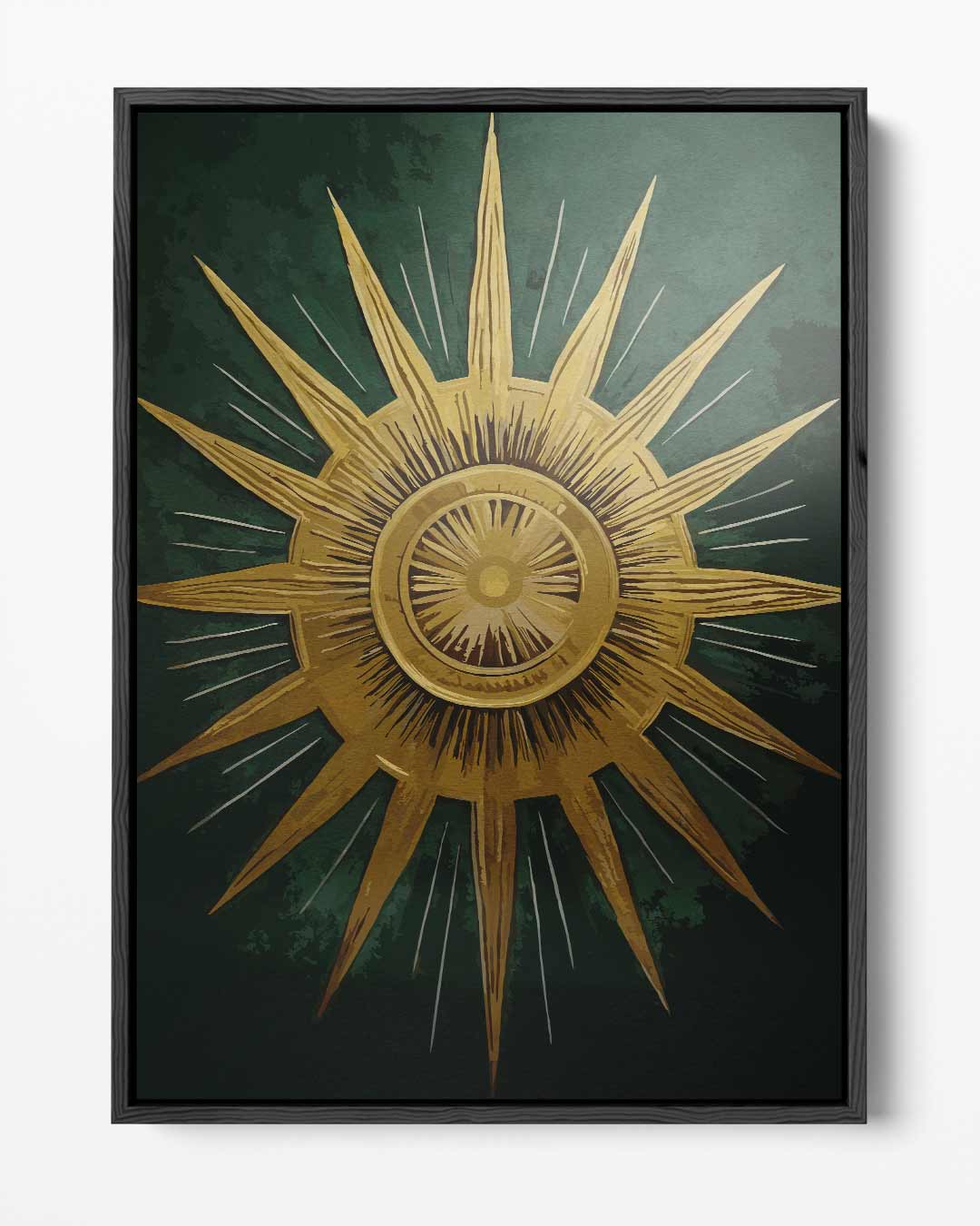 Stralende Zon Metaalprint Kunstwerk-canvas-dibond-plexiglas-wanddecoratie-WallArtistic