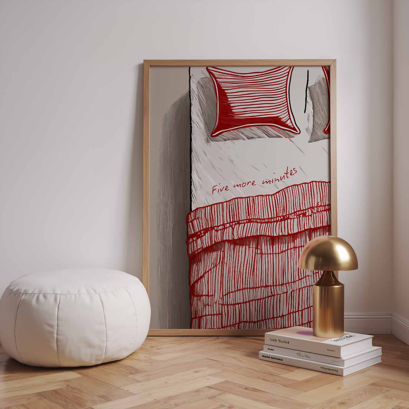 Snoozen in Stijl Poster