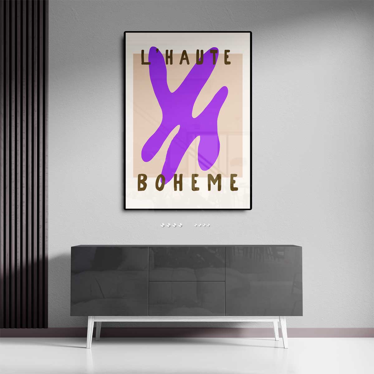 L'Haute Boheme Abstract Kunstwerk-canvas-dibond-plexiglas-wanddecoratie-WallArtistic
