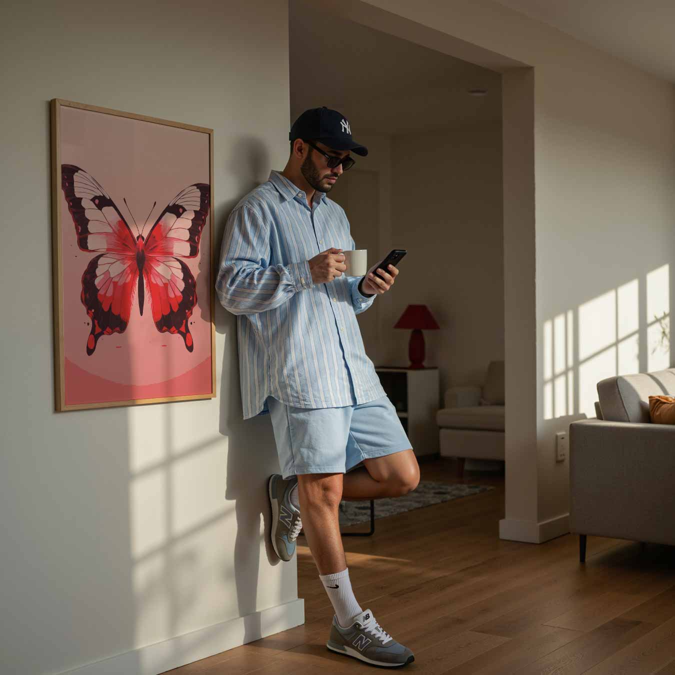 Vlinderpracht Wandposter-WallArtistic