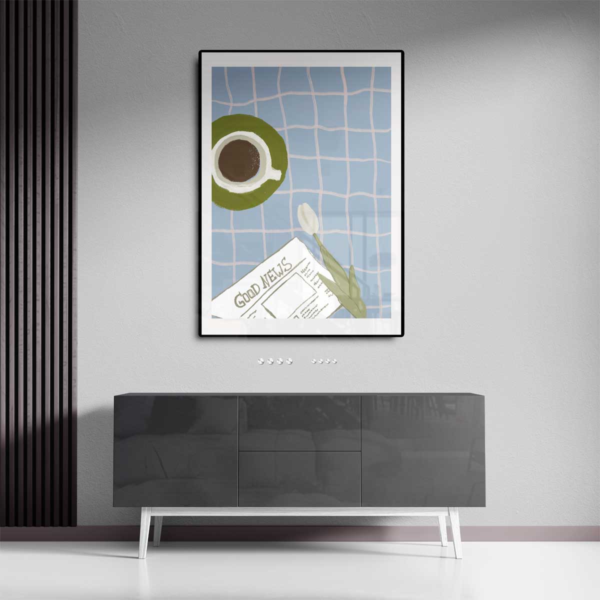 Ochtendmoment van Vreugde Kunstwerk-canvas-dibond-plexiglas-wanddecoratie-WallArtistic