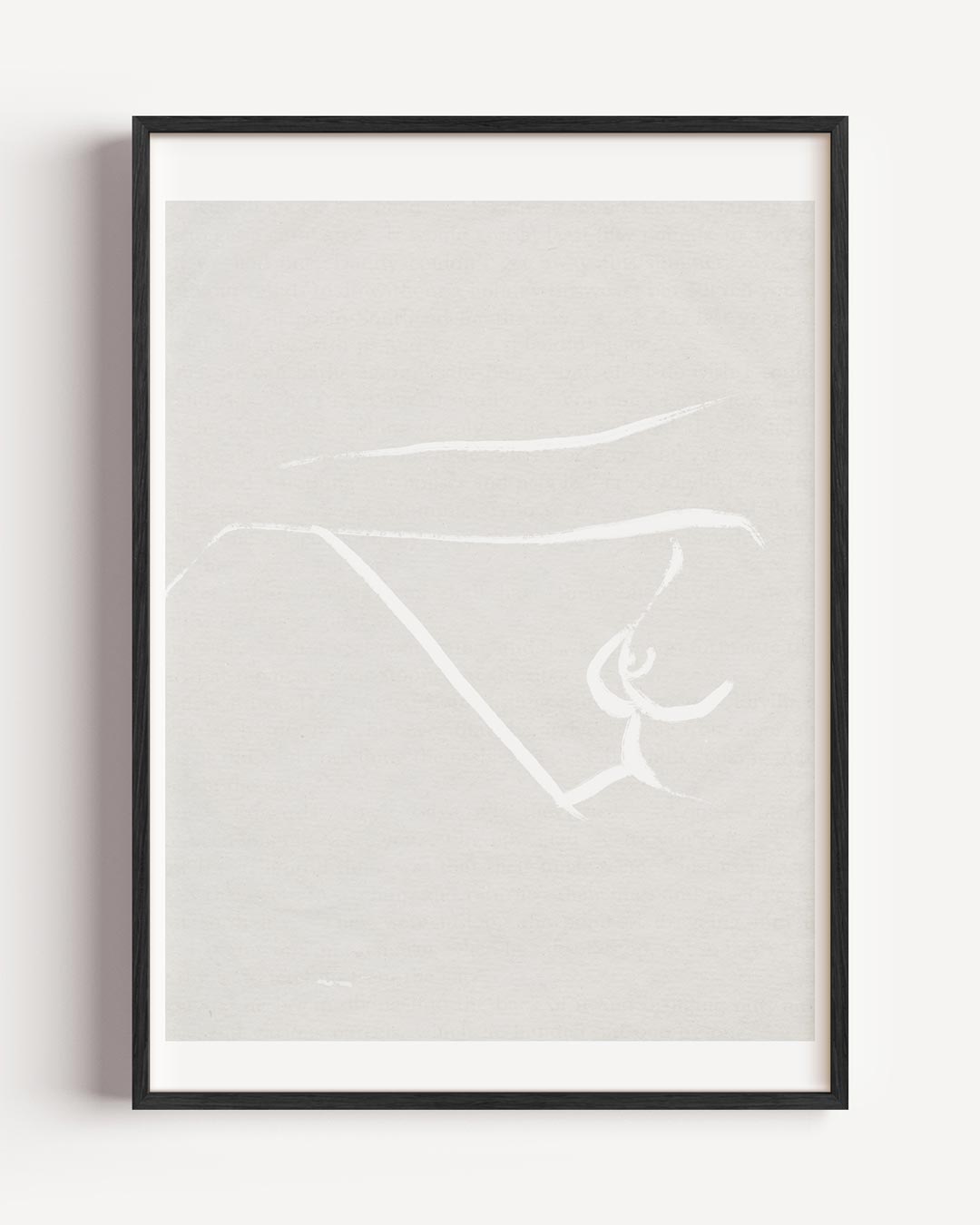Minimalistische Lijntekening Poster-WallArtistic