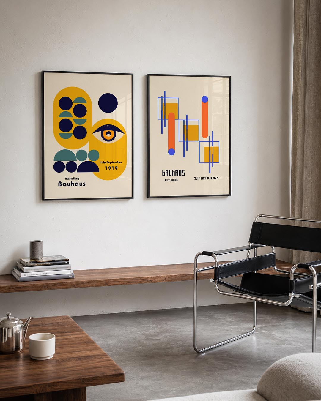 Vormen en kleurvlakken Posterset