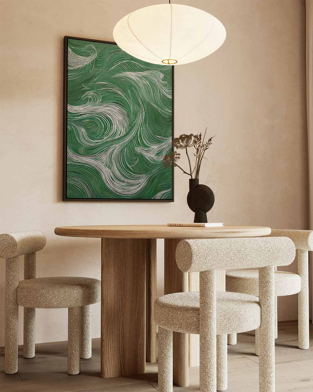 Golf van Emoties Kunstwerk-canvas-dibond-plexiglas-wanddecoratie-WallArtistic