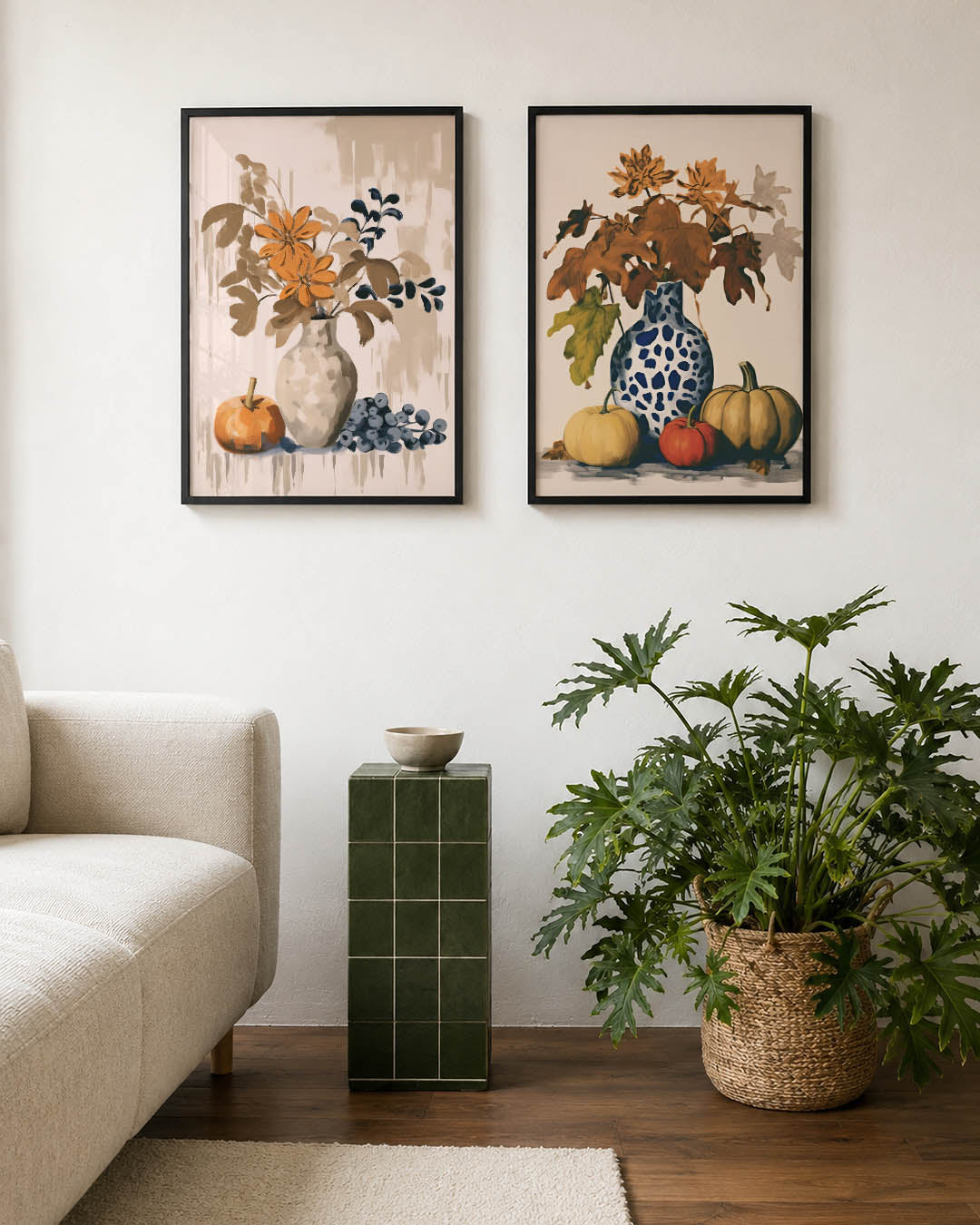 Bloem en vrucht Posterset