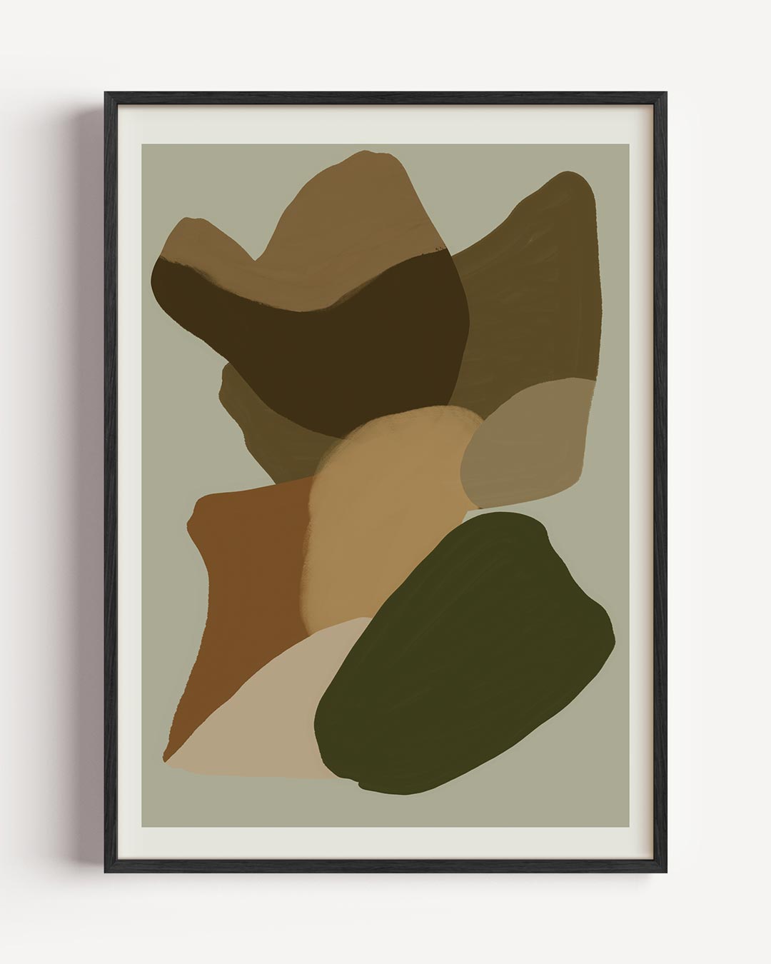 Natuurlijke Harmonie Abstracte Poster-WallArtistic