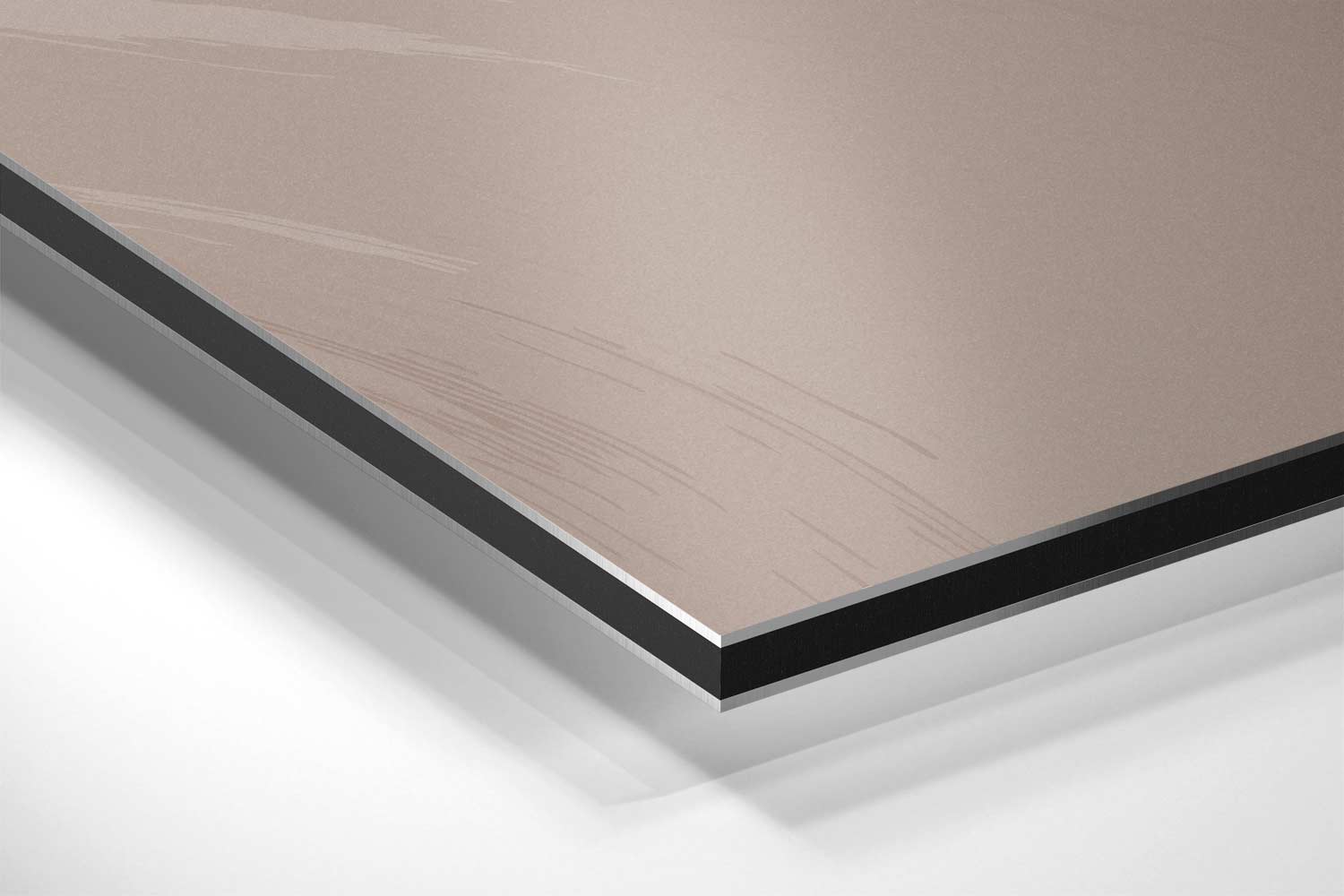 Vloeiende Vormen in Neutrale Tinten Kunstwerk-canvas-dibond-plexiglas-wanddecoratie-WallArtistic