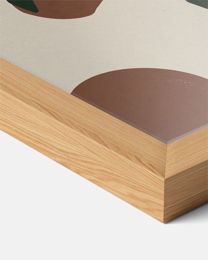 Zomerse Tak Abstracte Kunstposter-WallArtistic