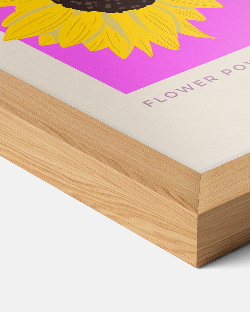 Zonnige Zonnebloem Poster-WallArtistic