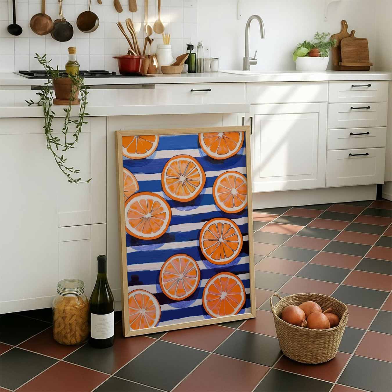 Zomerse Citrus Opfrisser Poster-WallArtistic