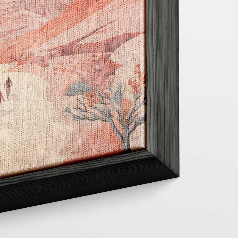 Wandeling door de Canyon Kunstwerk-canvas-dibond-plexiglas-wanddecoratie-WallArtistic