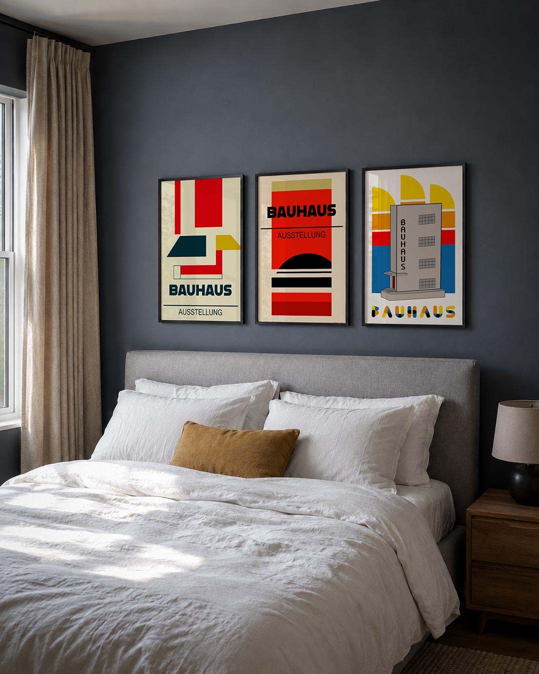Kleurvlakken en lijnen Posterset
