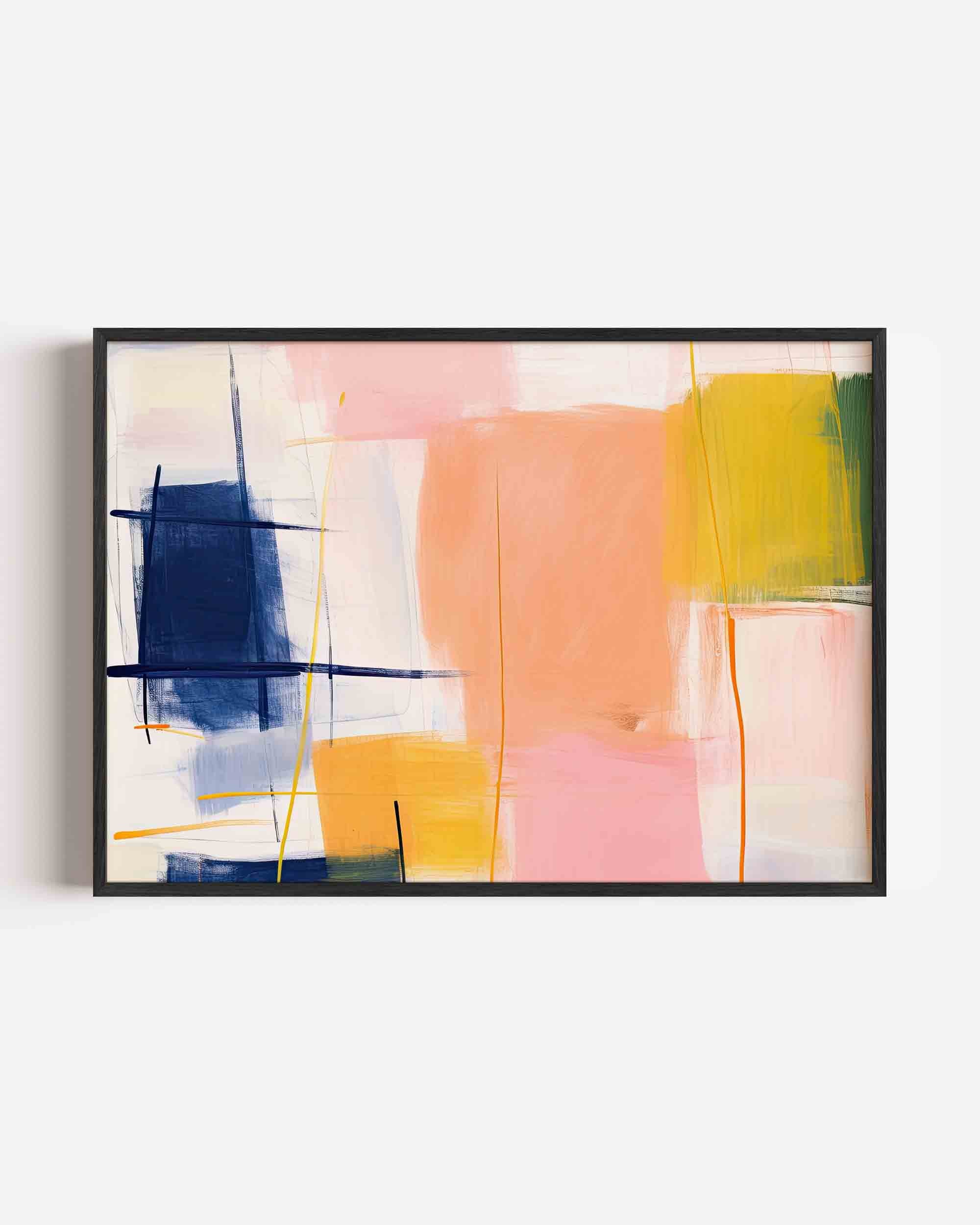 Abstracte vormen Poster