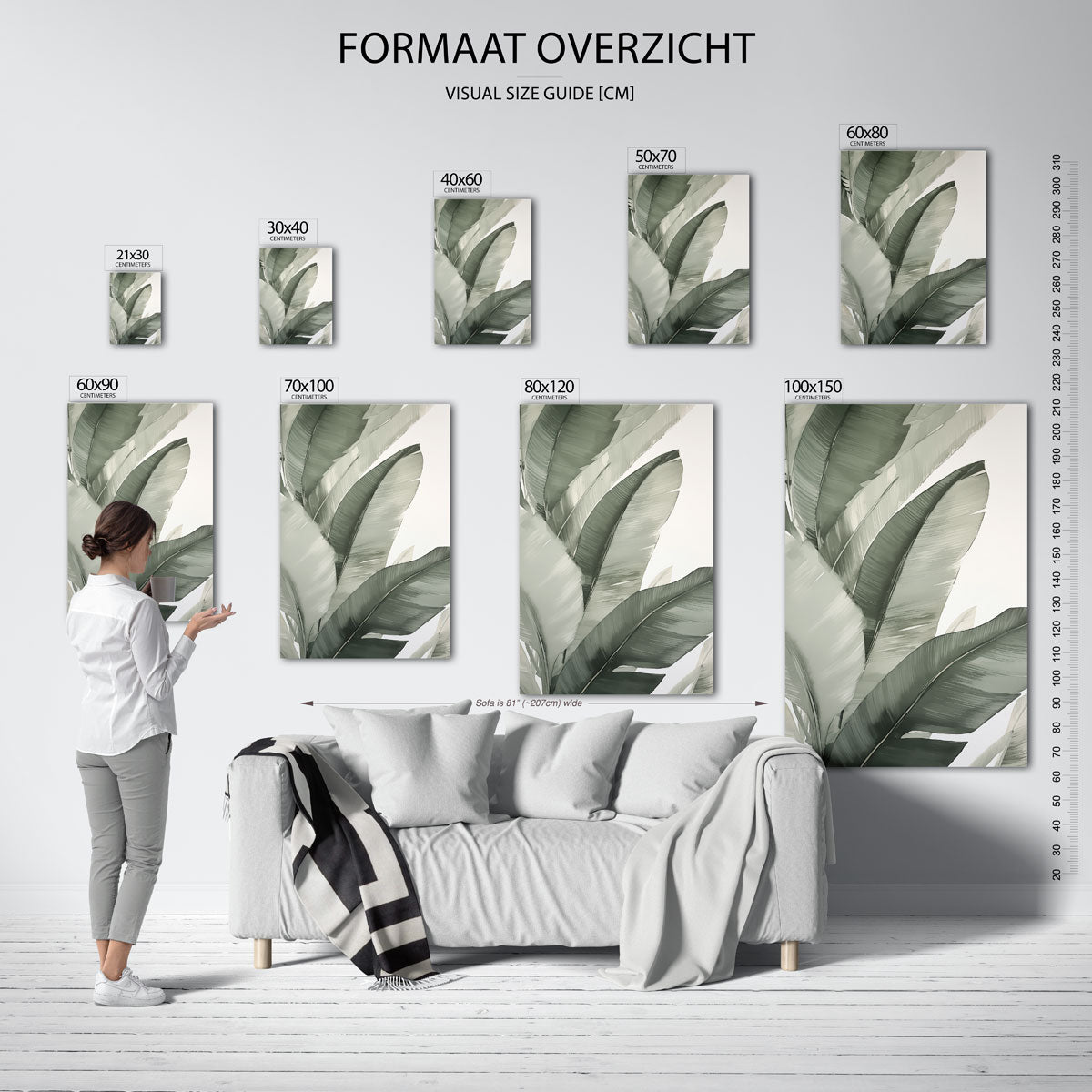 Bananenbladeren Poster
