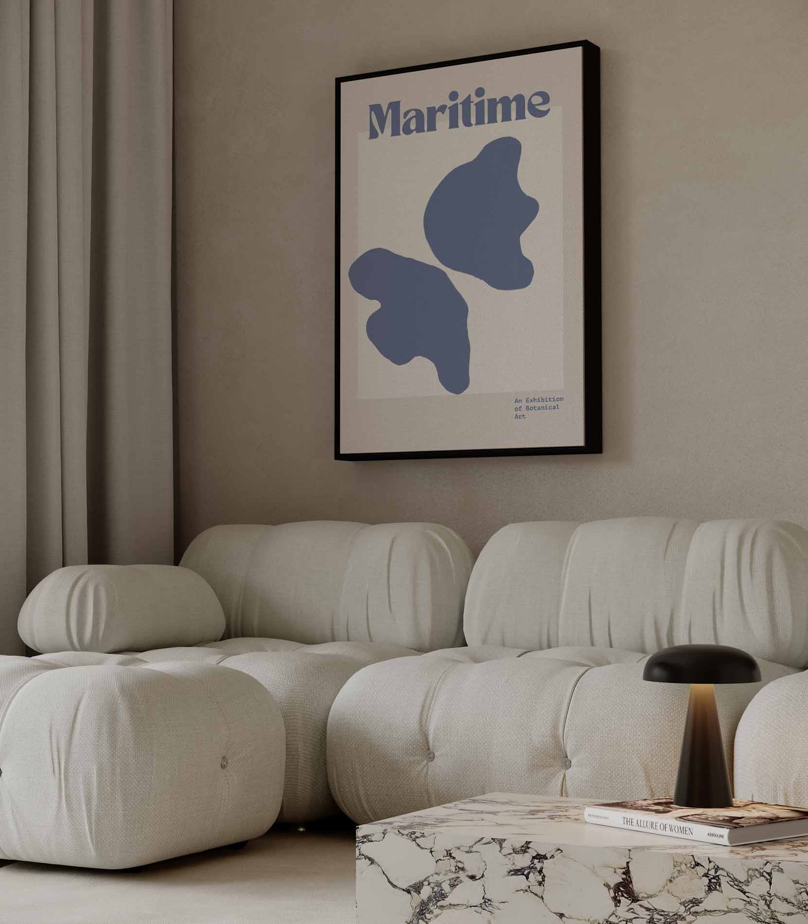 Maritiem Botanisch Mysterie Kunstwerk-canvas-dibond-plexiglas-wanddecoratie-WallArtistic
