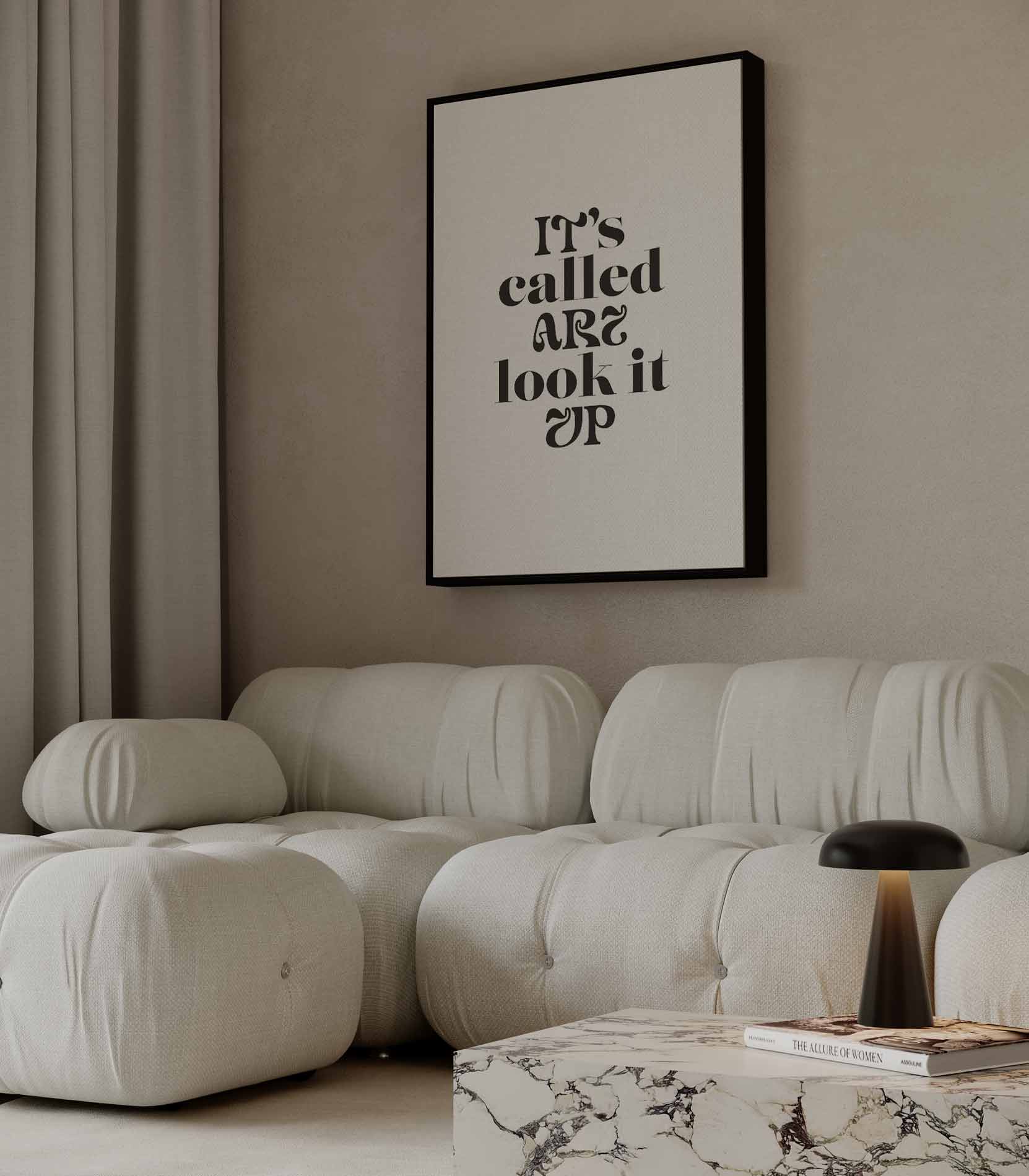 Kunstzinnige Typografie Poster